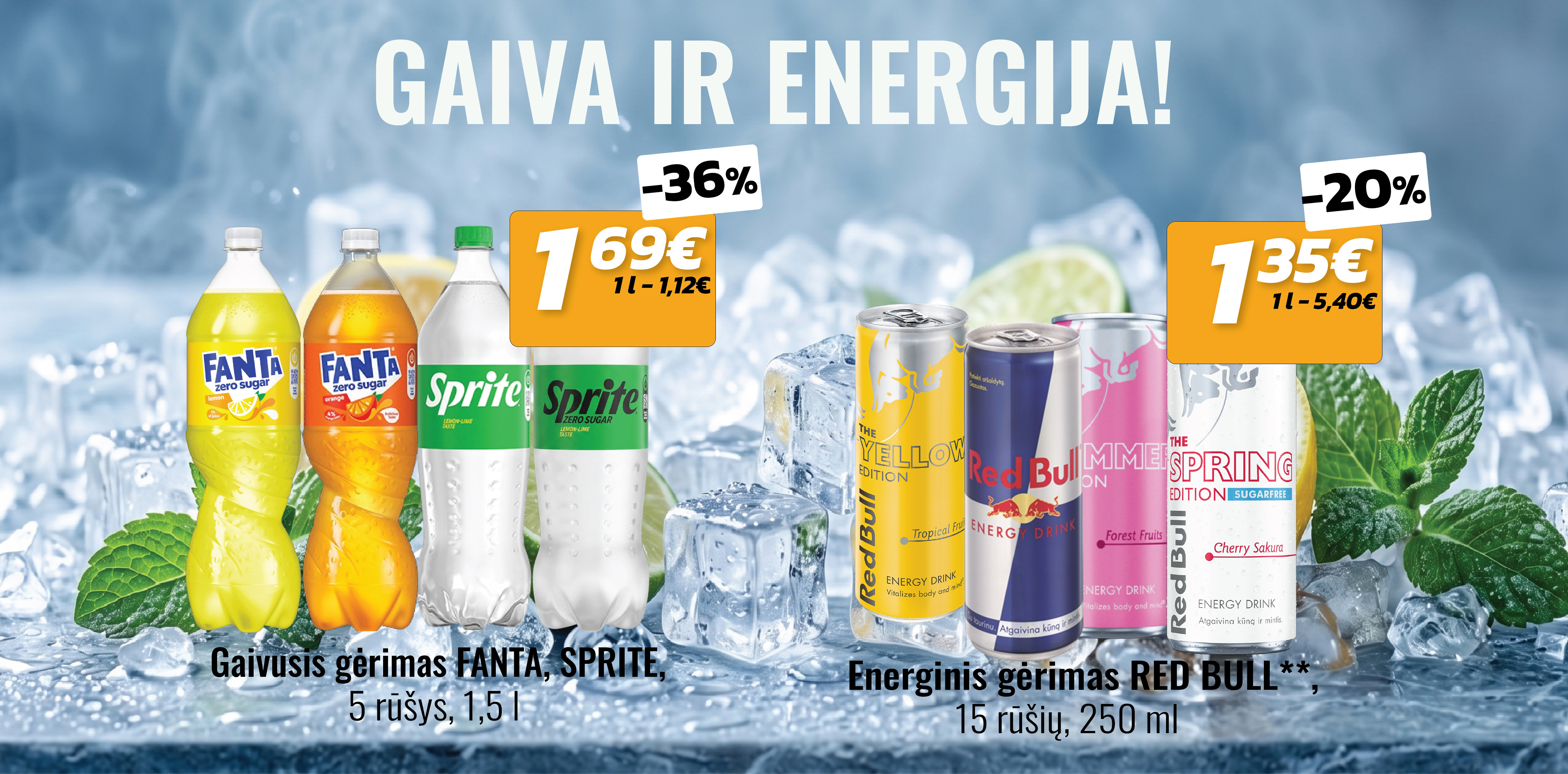 gėrimai